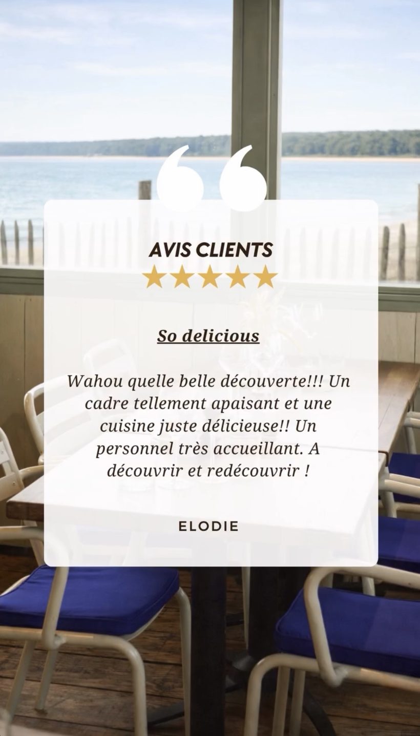 Avis client cinq étoiles
