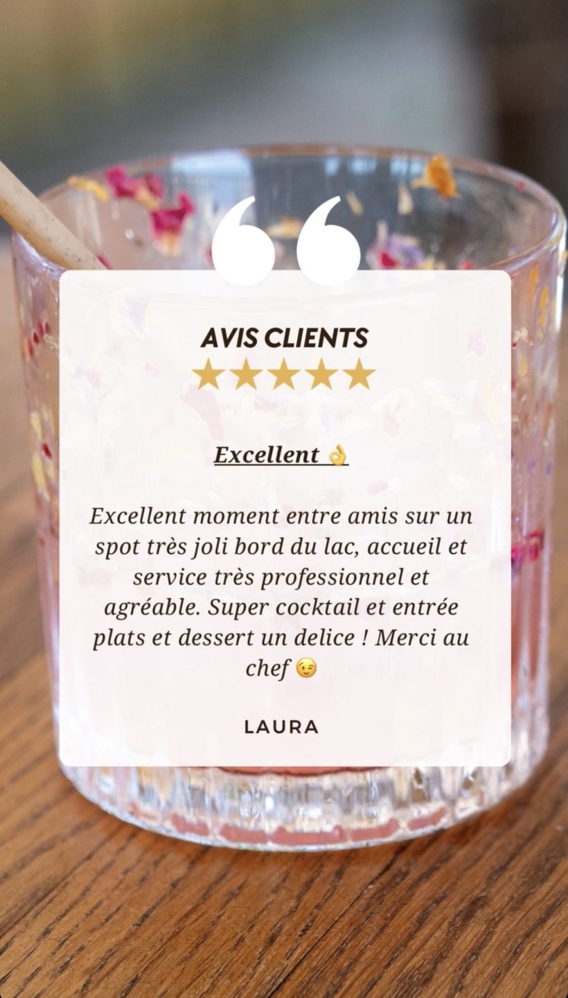 Avis client cinq étoiles
